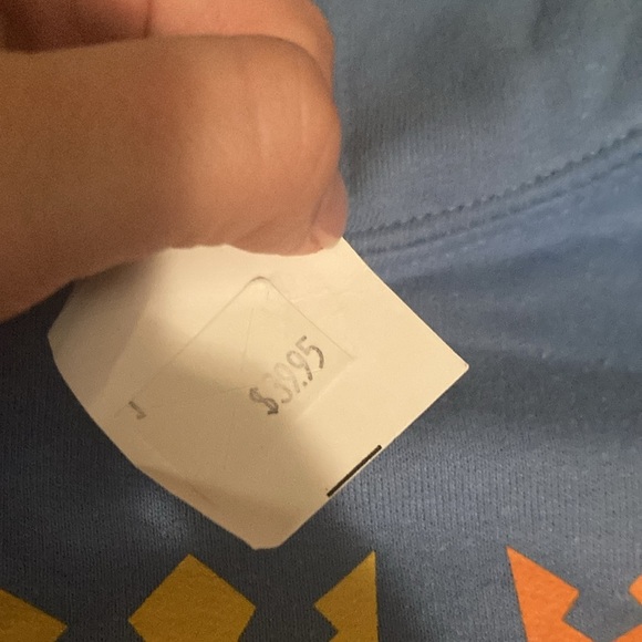 Kids Blue Graphic Hoodie Sweatshirt - Picture 5 of 8